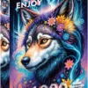 Puzzle 1000 el. Portret wilka