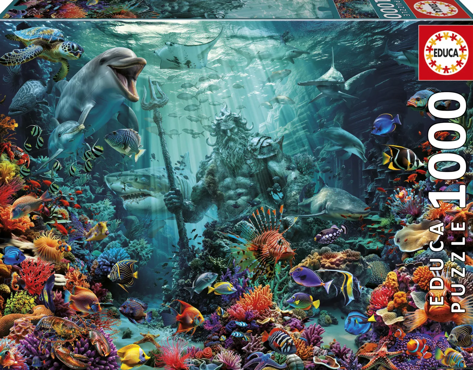 Puzzle 1000 el. Posejdon
