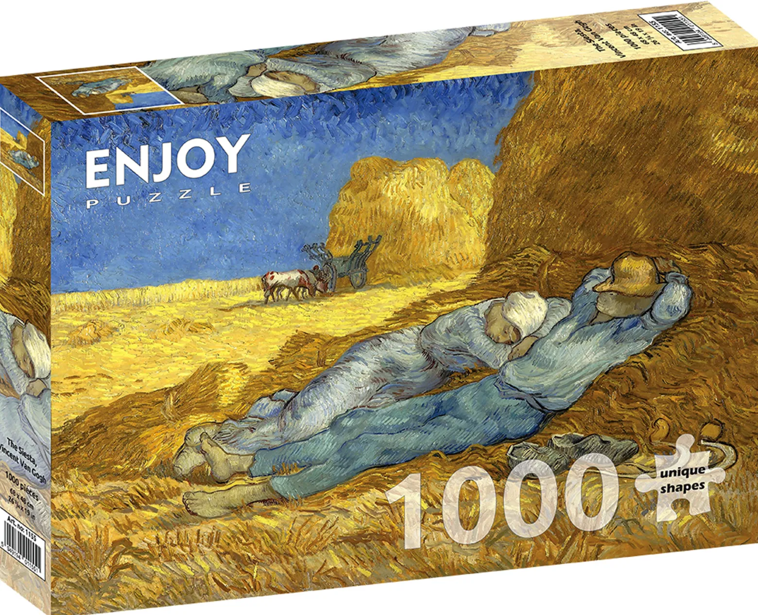 Puzzle 1000 el. Południe - Odpoczynek od pracy (wg Milleta), Vincent van Gogh