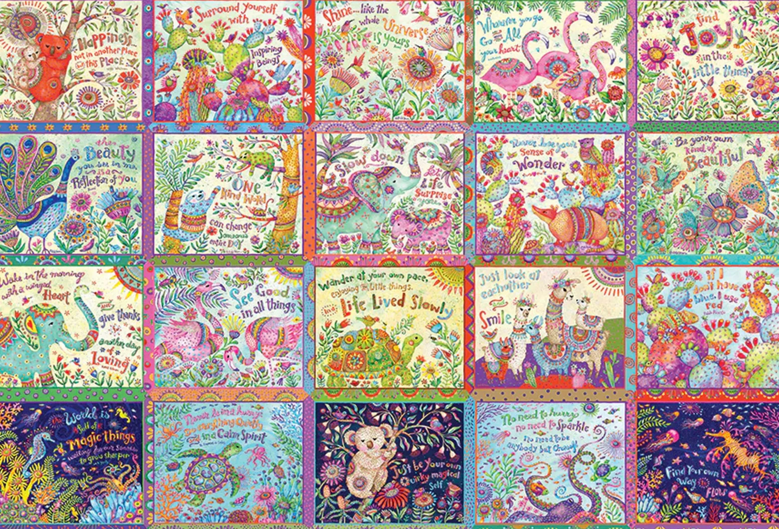 Puzzle 2000 el. Pozytywne myśli