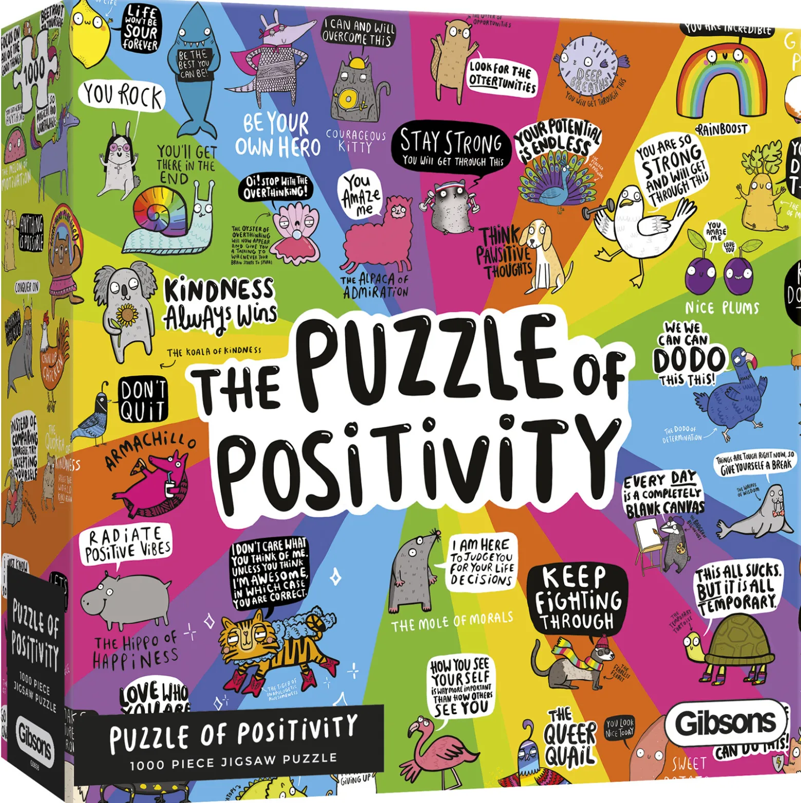 Puzzle 1000 el. Pozytywne puzzle