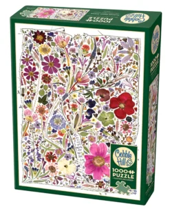 Puzzle 1000 el. Prasowane kwiaty: Wiosna