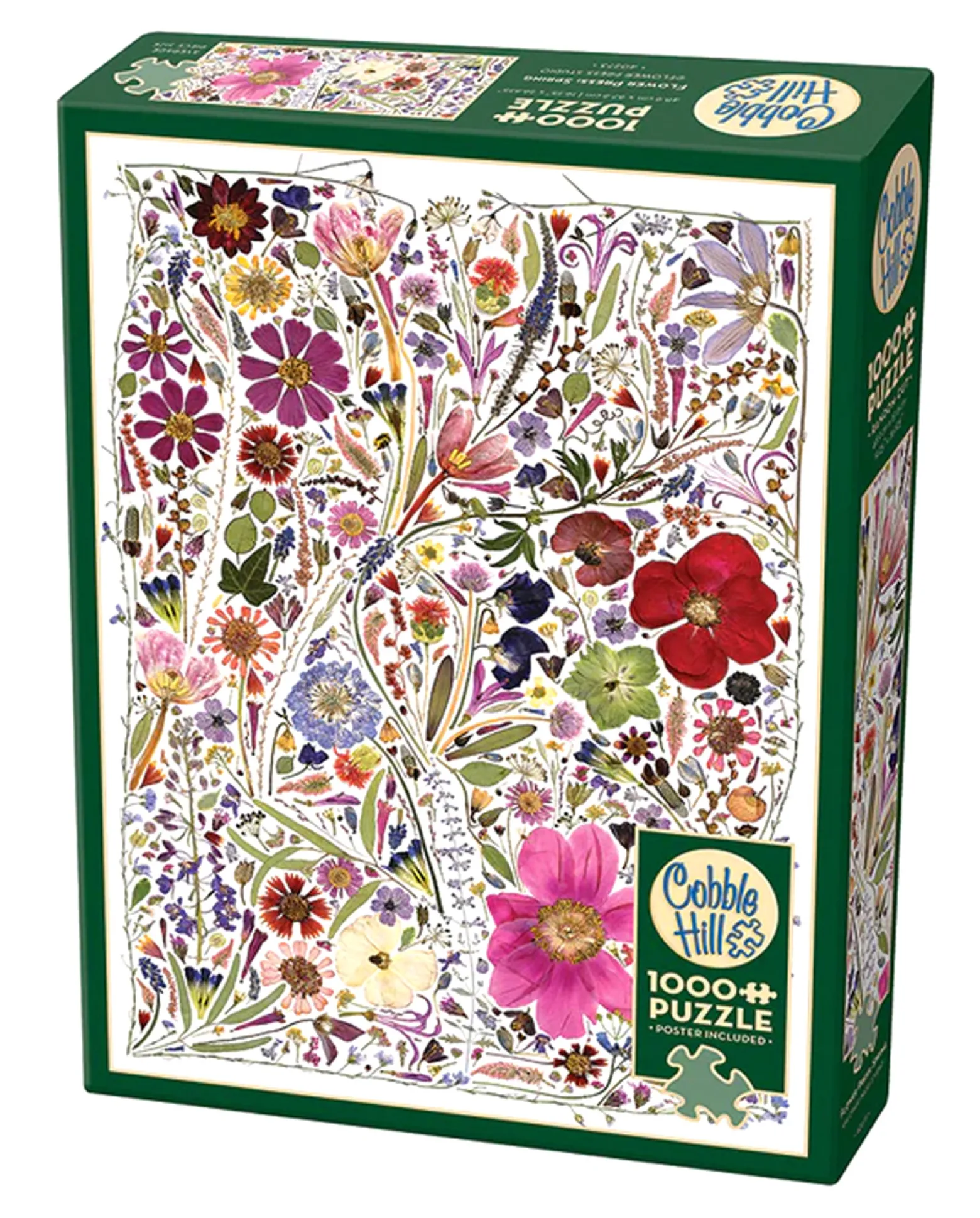 Puzzle 1000 el. Prasowane kwiaty: Wiosna
