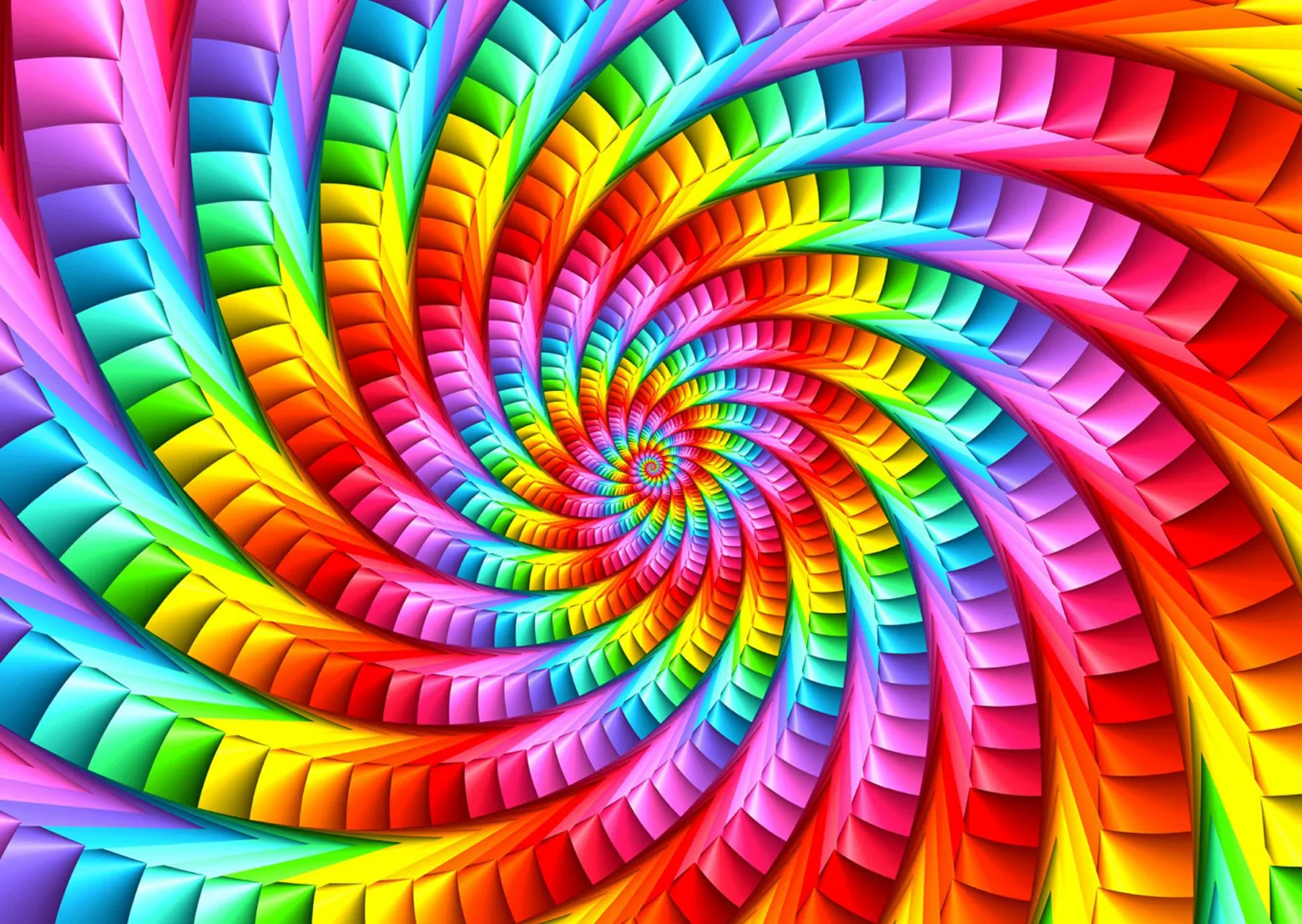 Puzzle 1000 el. Psychodeliczna tęczowa spirala