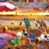 Puzzle 1000 el. Psy na plaży