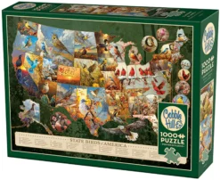 Puzzle 1000 el. Ptaki - symbole amerykańskich stanów