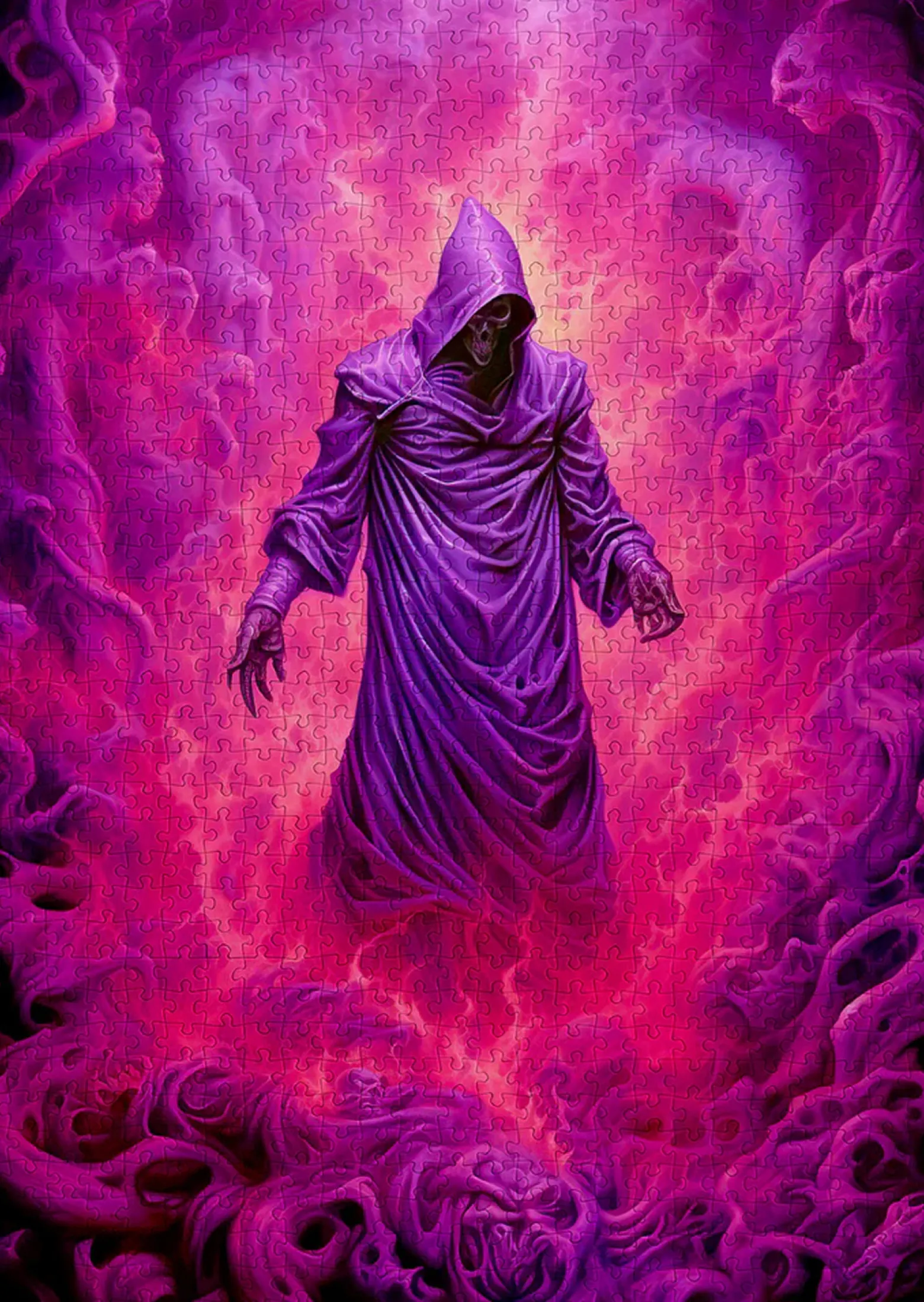 Puzzle 1000 el. Purpurowa śmierć