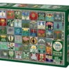 Puzzle 1000 el. Płytki w stylu secesyjnym