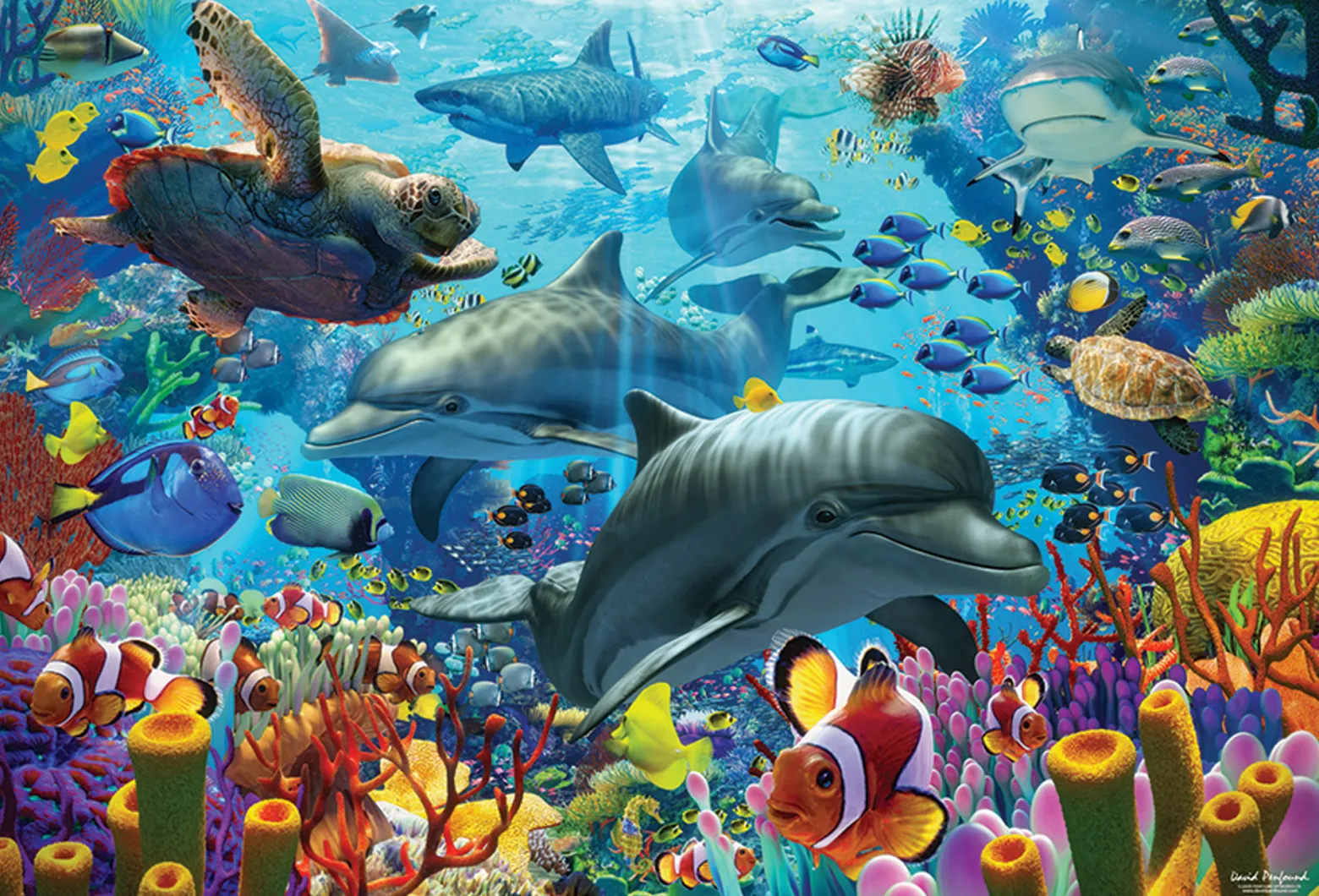 Puzzle 2000 el. Rafa koralowa