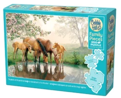 Puzzle 350 el. Rodzina koni