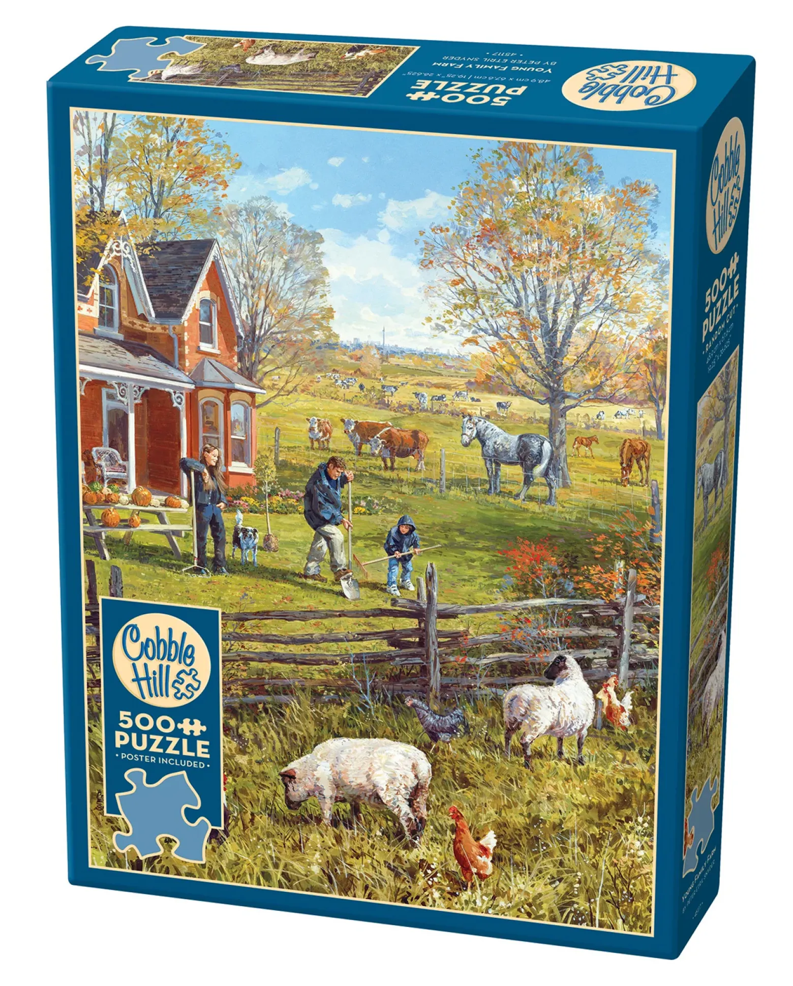 Puzzle 500 el. Rodzinna farma