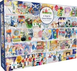 Puzzle 1000 el. Rok w Wielkiej Brytanii