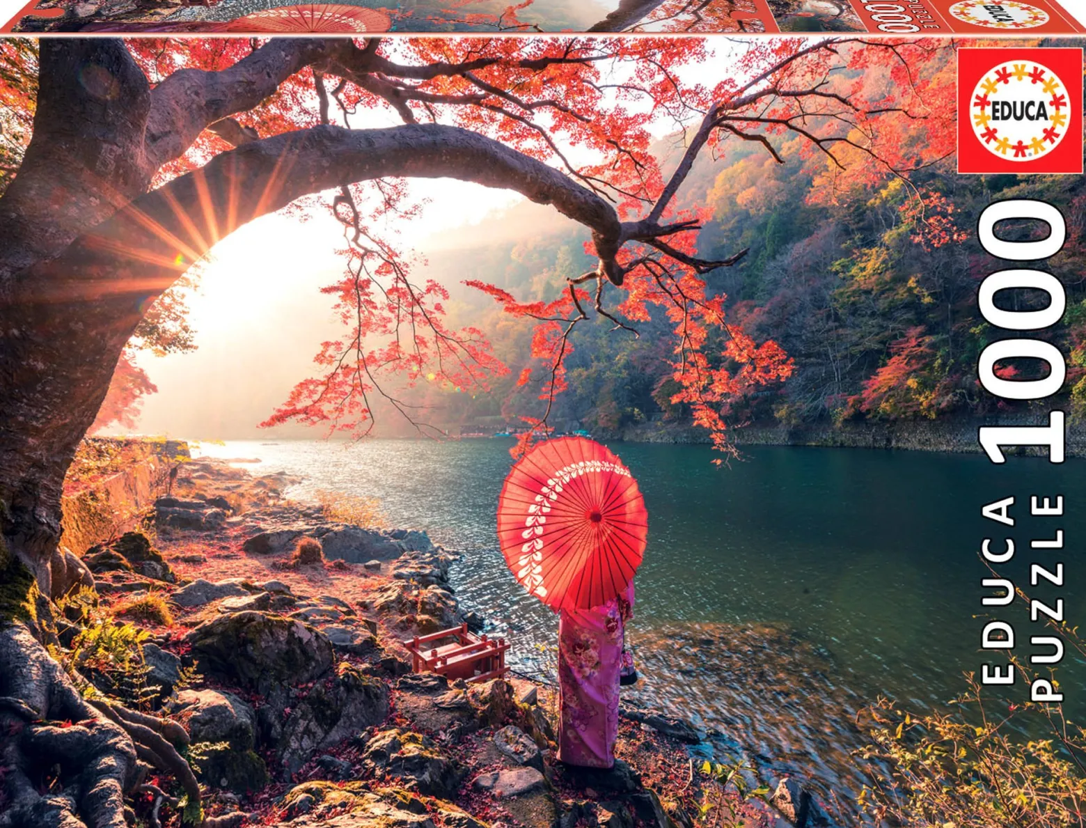 Puzzle 1000 el. Rzeka Katsura / Japonia
