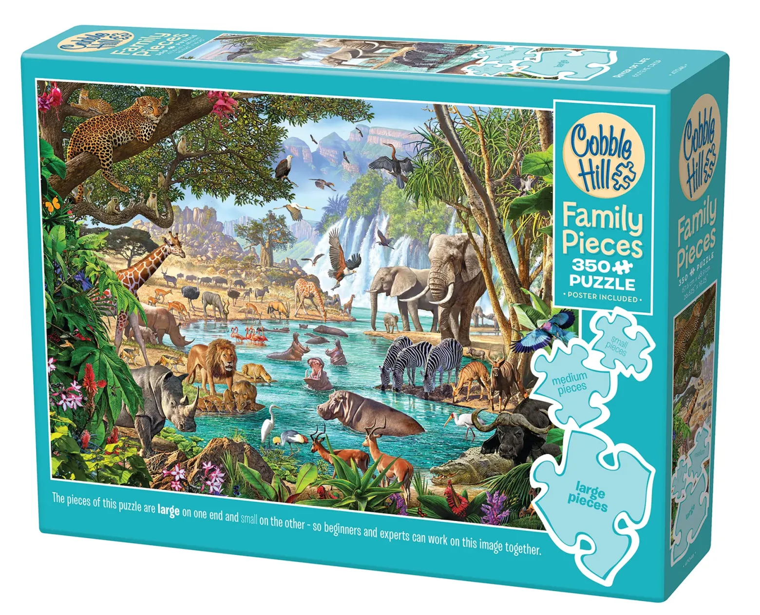 Puzzle 350 el. Rzeka życia