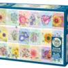Puzzle 500 el. Saszetki z nasionami kwiatów
