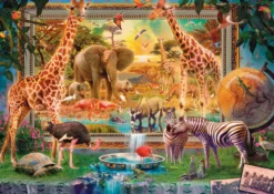 Puzzle 4000 el. Sawanna budzi się do życia