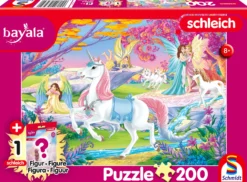 Puzzle 200 el. SCHLEICH / BAYALA Magiczna kraina + figurka