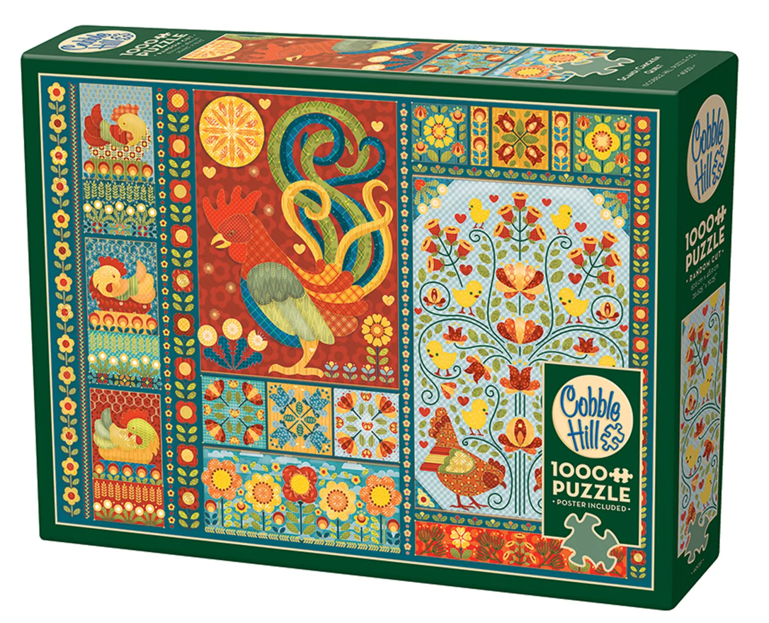 Puzzle 1000 el. Skandynawski patchwork