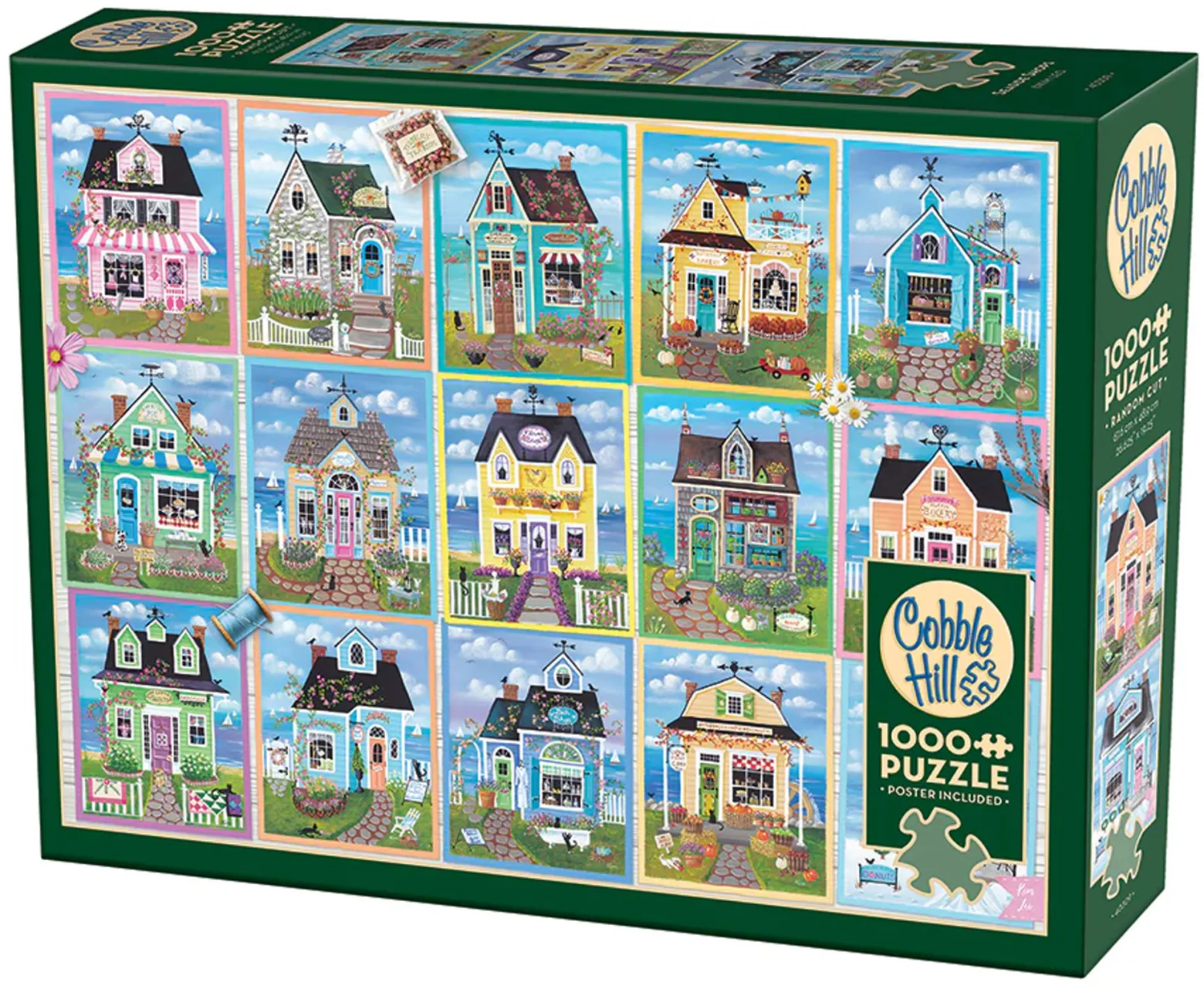 Puzzle 1000 el. Sklepy nad morzem