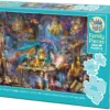 Puzzle 350 el. Smok w bibliotece