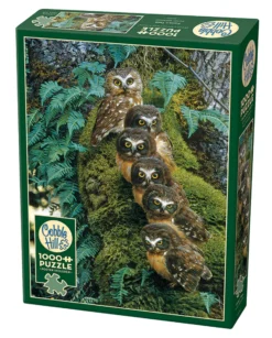 Puzzle 1000 el. Sowia rodzina