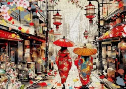 Puzzle 1000 el. Spacer po Tokio / Japonia