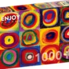 Puzzle 1000 el. Studium koloru: Kwadraty z koncentrycznymi okręgami, Wassily Kandinsky