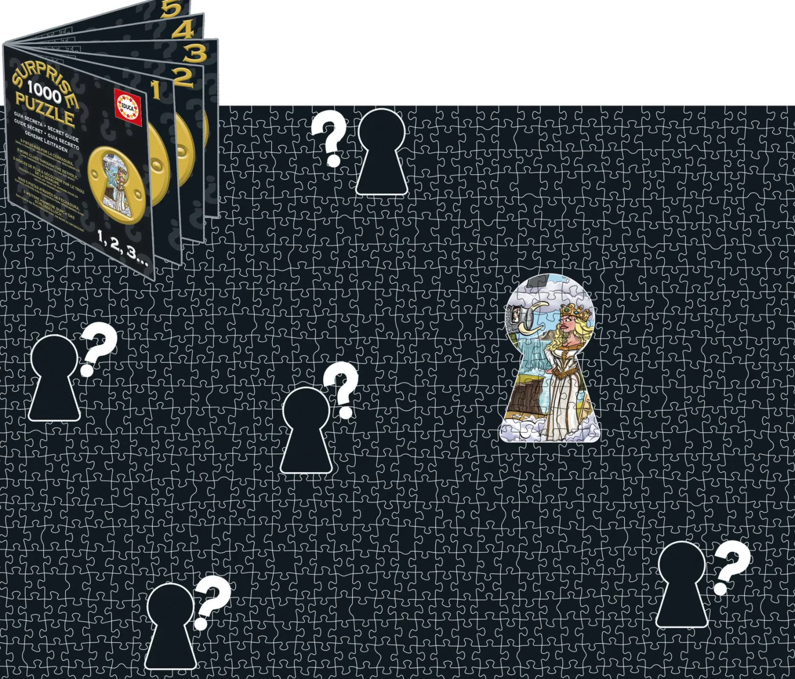 Puzzle 1000 el. (Surprise Puzzle) Rycerze
