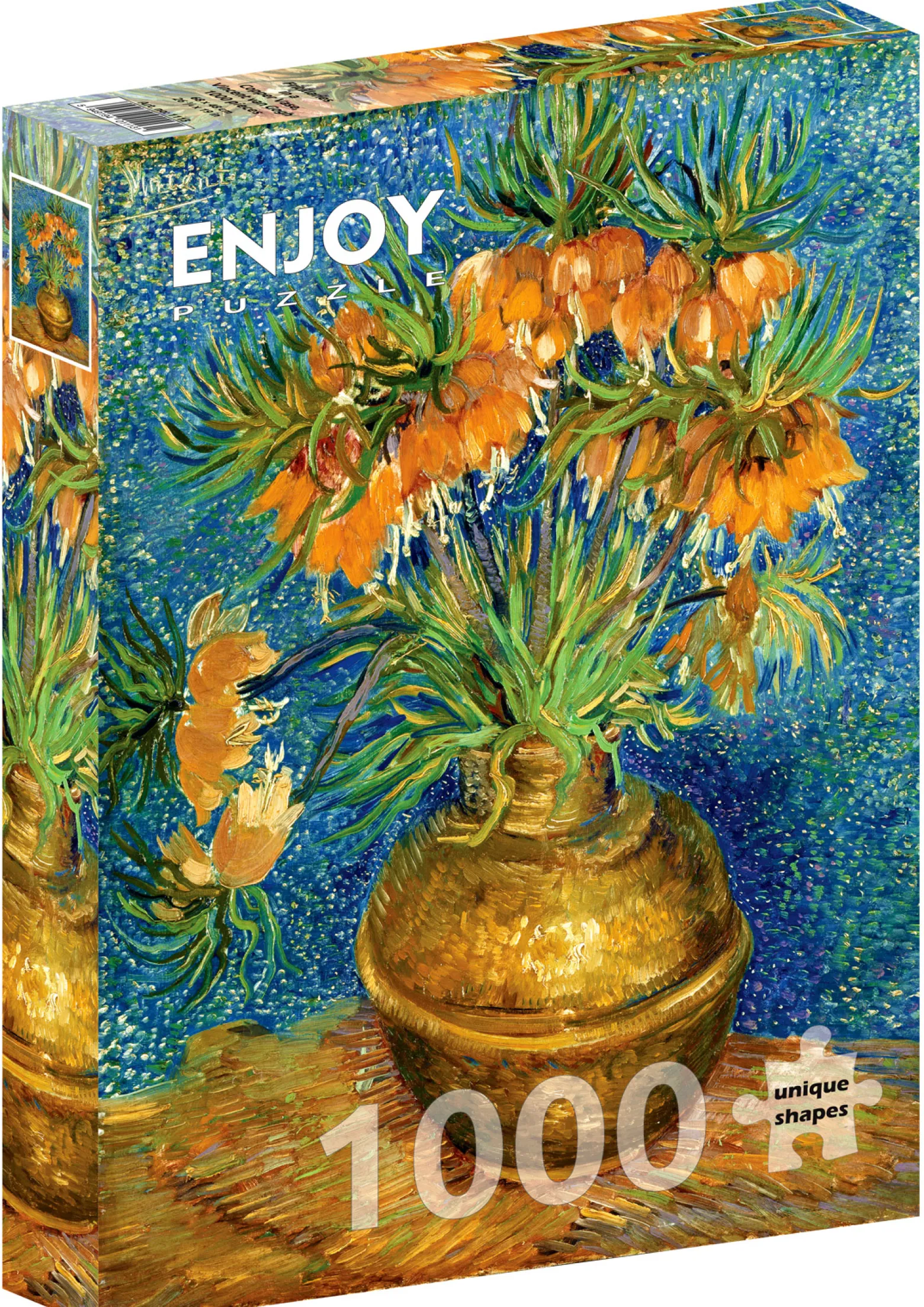 Puzzle 1000 el. Szachownice cesarskie w miedzianym wazonie, Vincent van Gogh