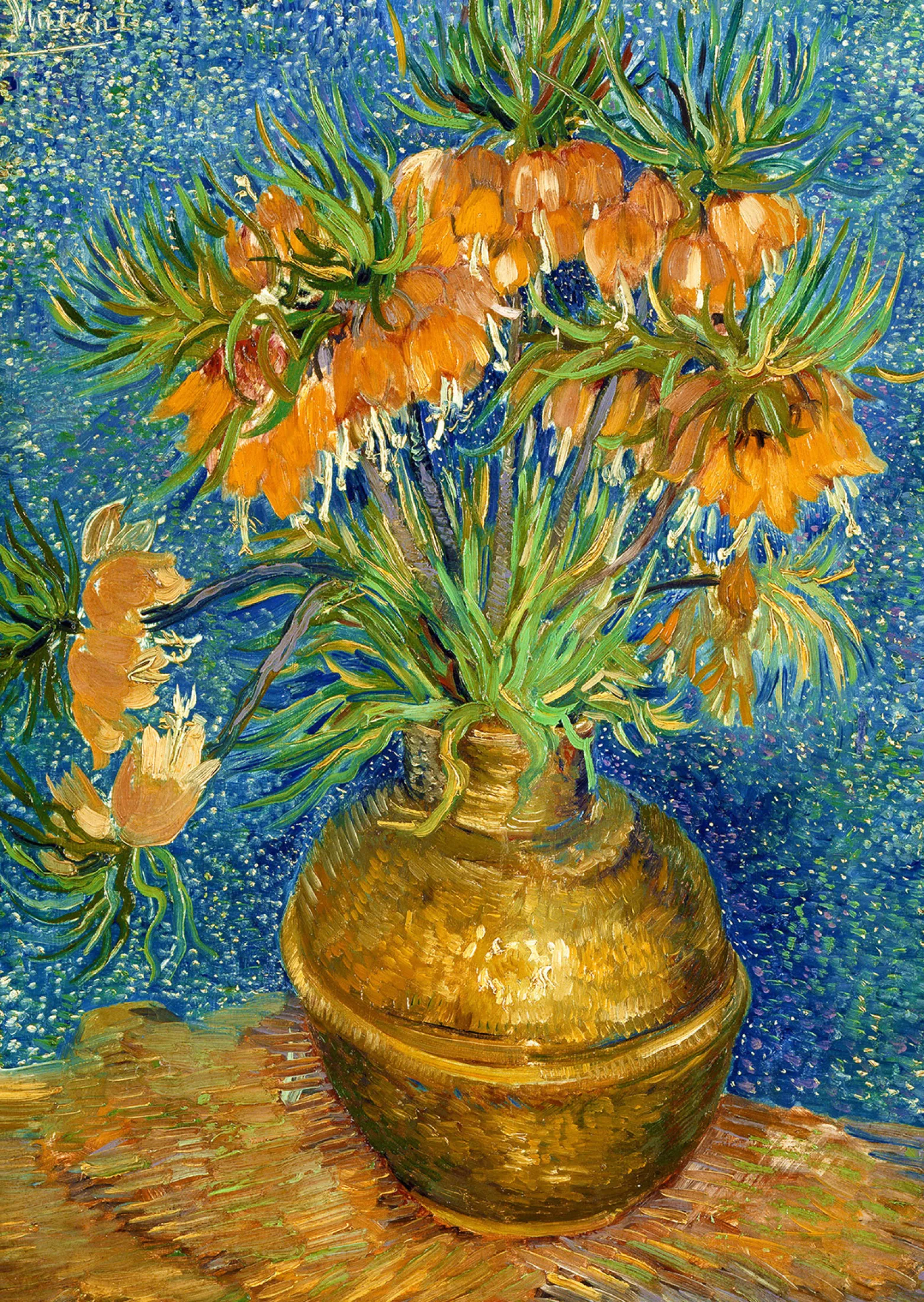 Puzzle 1000 el. Szachownice cesarskie w miedzianym wazonie, Vincent van Gogh