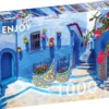 Puzzle 1000 el. Szafszawan (Niebieskie miasto) / Maroko