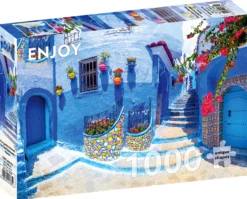 Puzzle 1000 el. Szafszawan (Niebieskie miasto) / Maroko