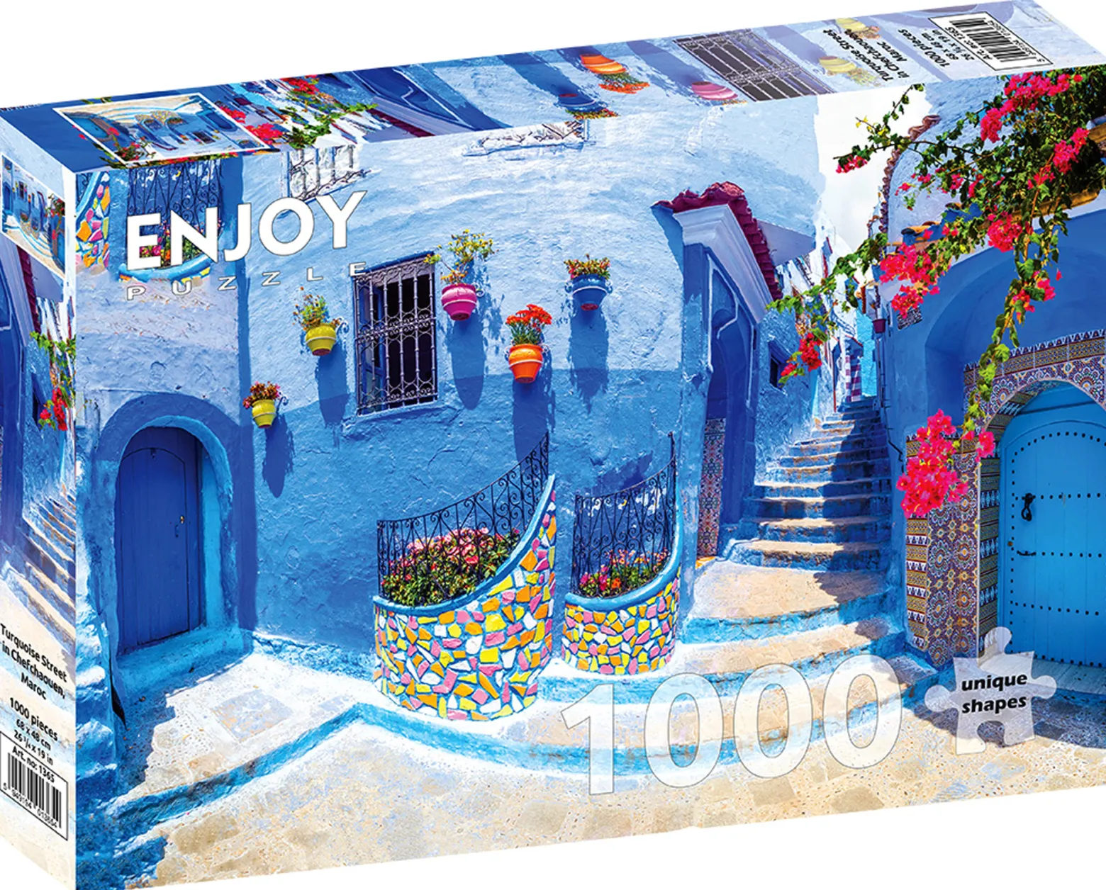 Puzzle 1000 el. Szafszawan (Niebieskie miasto) / Maroko
