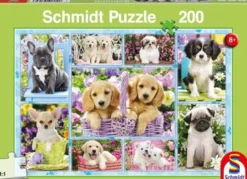 Puzzle 200 el. Szczeniaki