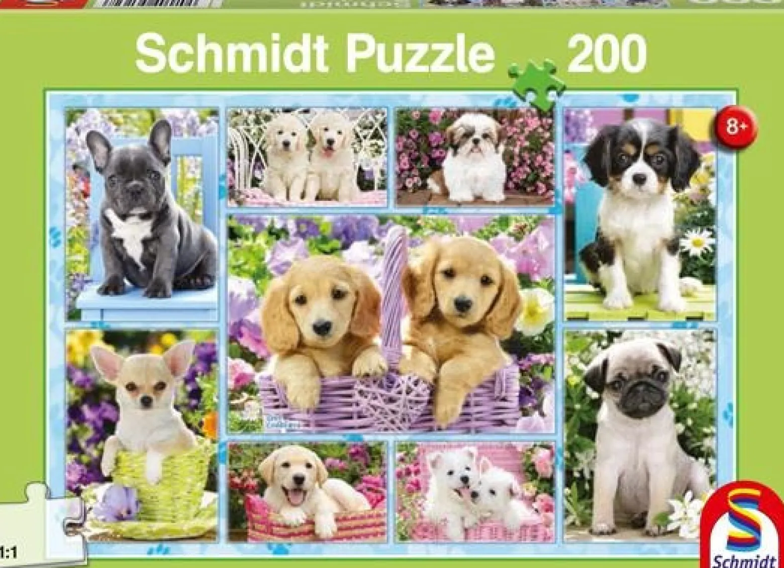 Puzzle 200 el. Szczeniaki