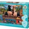 Puzzle 350 el. Szczeniaki i kaczki