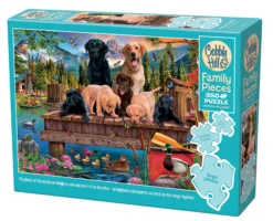 Puzzle 350 el. Szczeniaki i kaczki