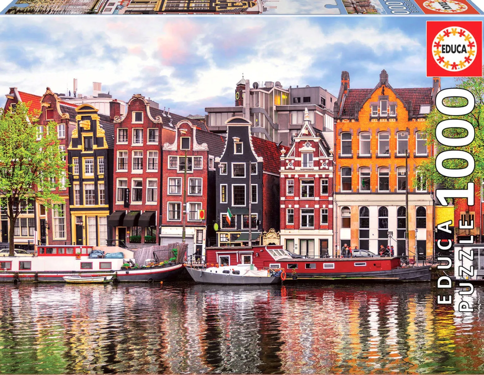Puzzle 1000 el. Tańczące domy / Amsterdam