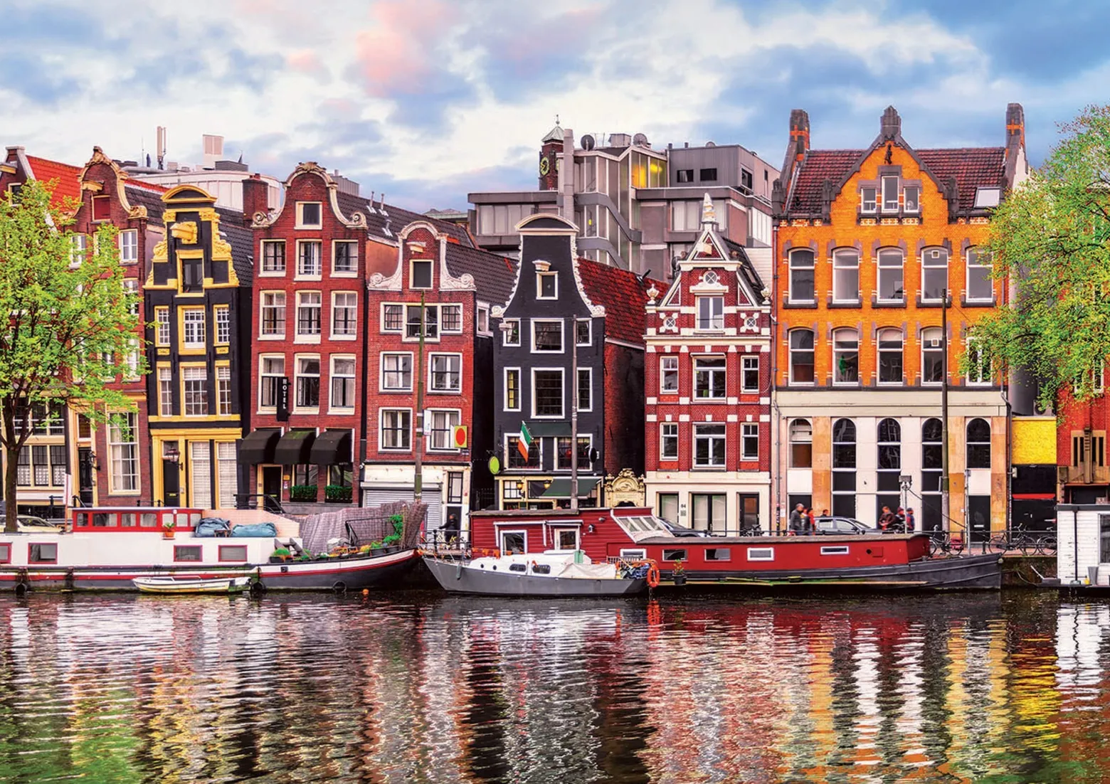 Puzzle 1000 el. Tańczące domy / Amsterdam