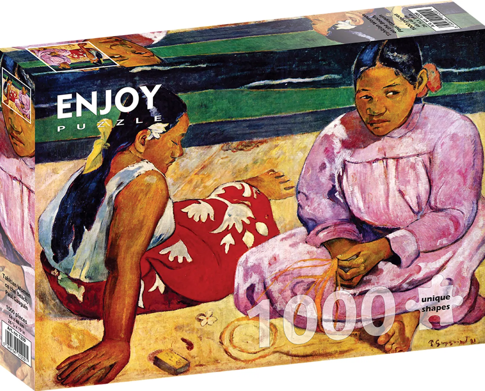 Puzzle 1000 el. Tahitańskie kobiety na plaży, Paul Gauguin
