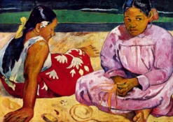Puzzle 1000 el. Tahitańskie kobiety na plaży, Paul Gauguin