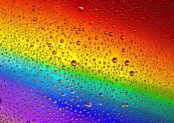 Puzzle 1000 el. Tęczowe krople