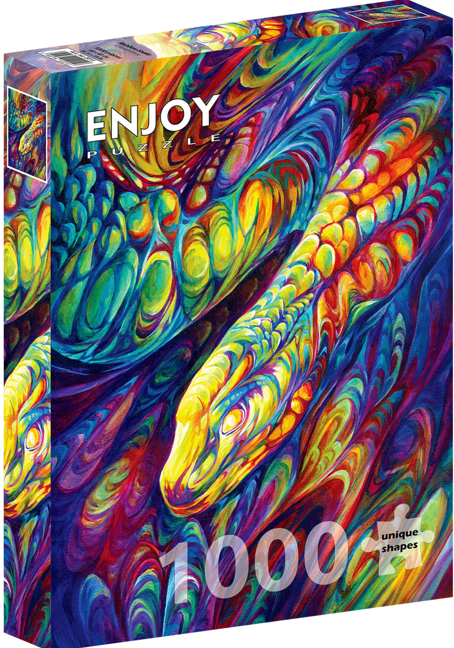 Puzzle 1000 el. Tęczowy wąż