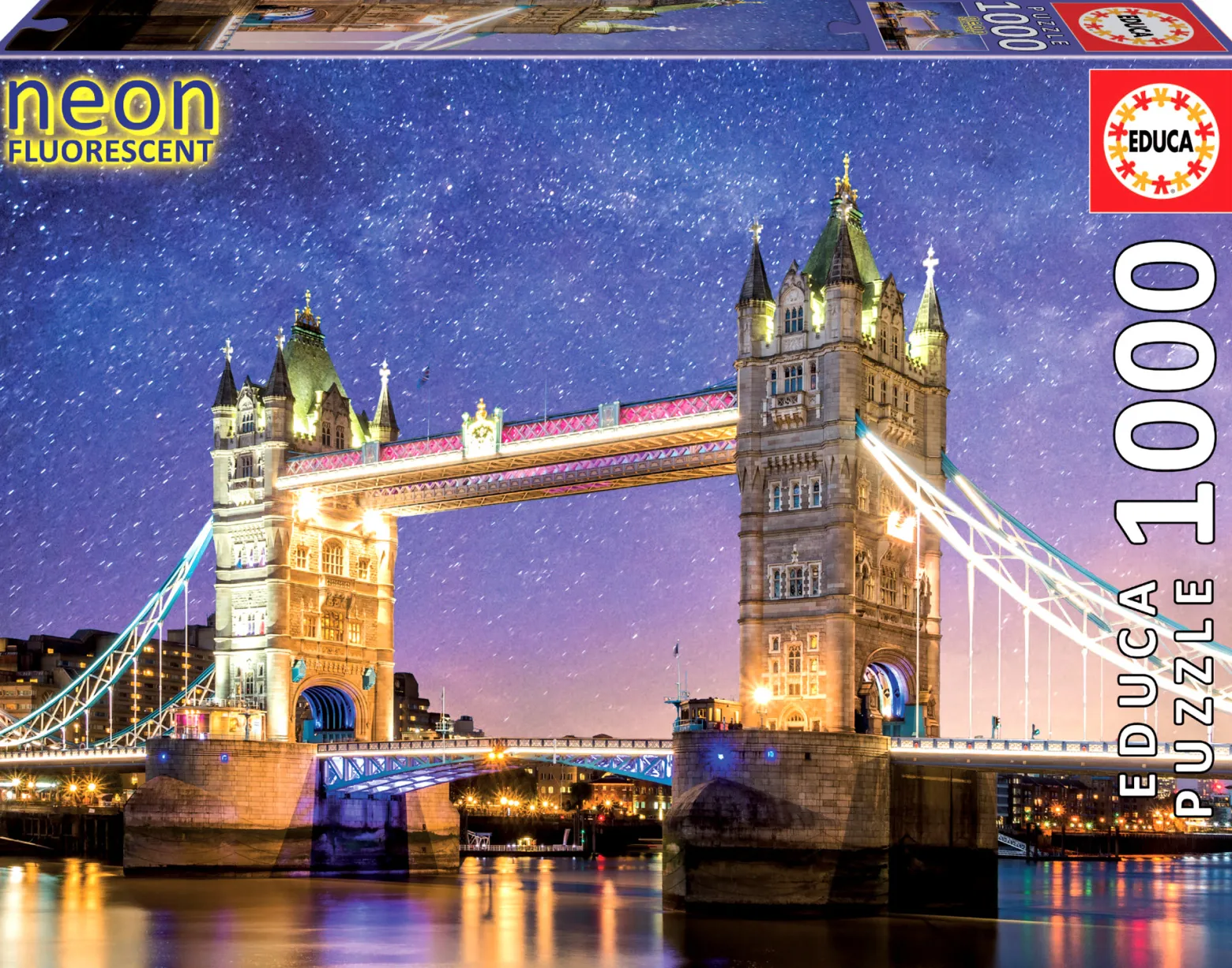 Puzzle 1000 el. Tower Bridge / Londyn / Anglia (fluorescencyjne)