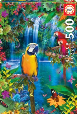 Puzzle 500 el. Tropikalne papugi