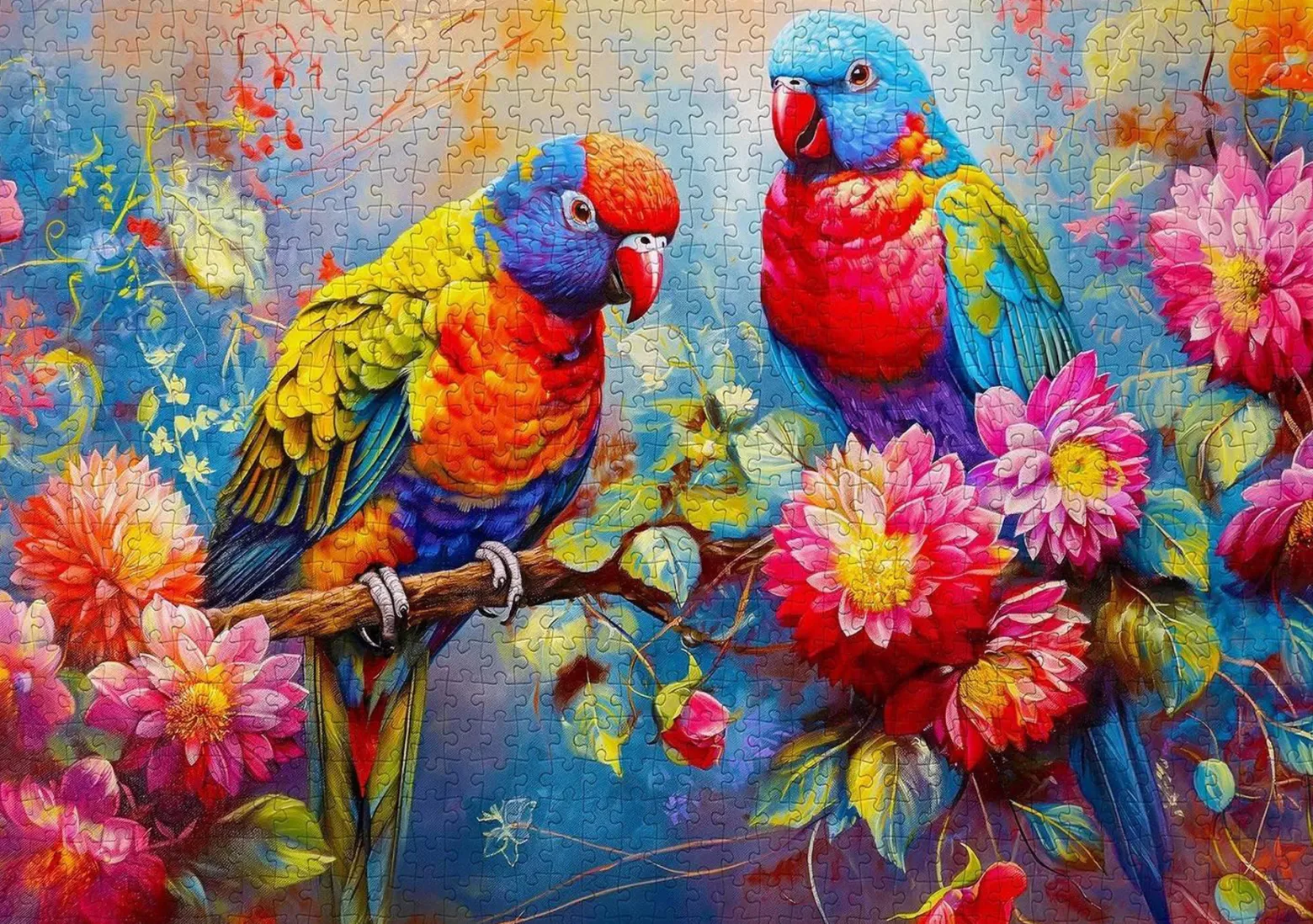 Puzzle 1000 el. Tropikalni towarzysze