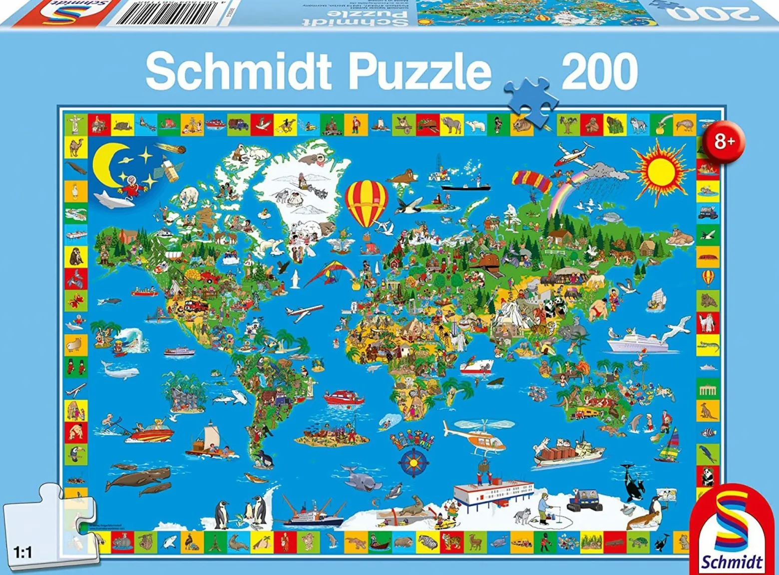 Puzzle 200 el. Twój niesamowity świat