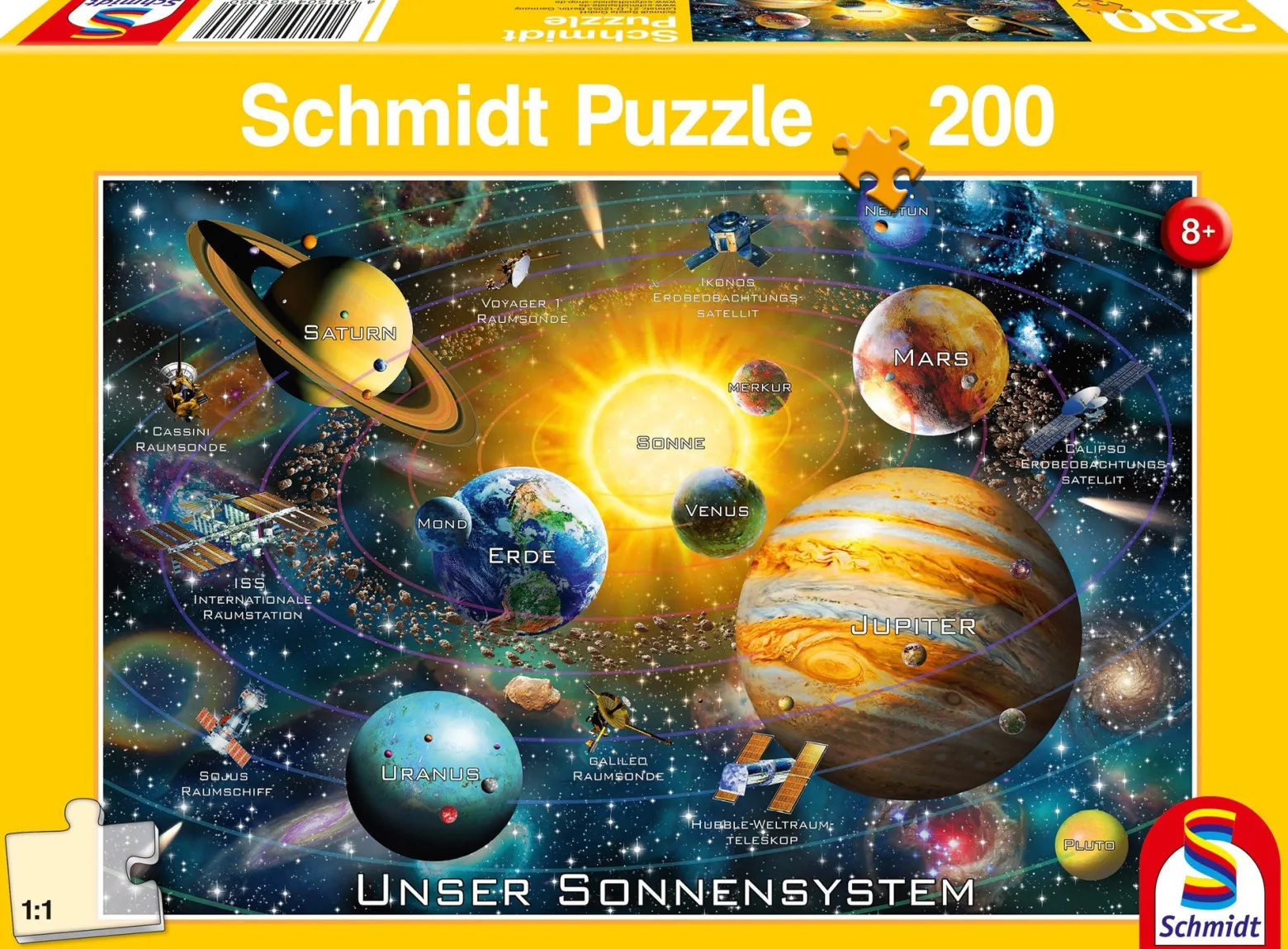 Puzzle 200 el. Układ Słoneczny