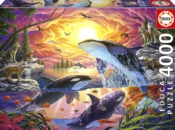 Puzzle 4000 el. Uwolnić orkę