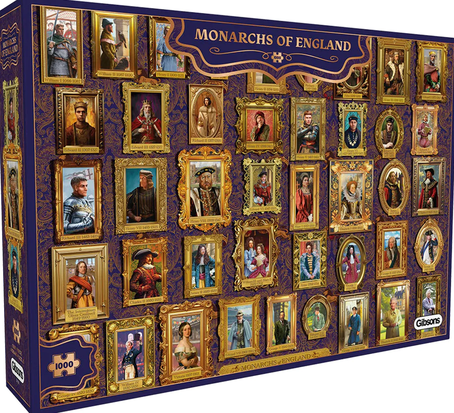 Puzzle 1000 el. Władcy Anglii